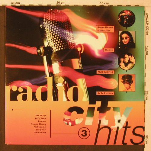 V.A.Radio City Hits 3: Ten Sharp...2Unlimited, Foc, Polydor(512290-1), S, 1990 - 2LP - X7146 - 9,00 Euro