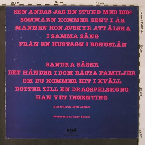 LeMarc,Peter: Efter Tusen Timmar, m-/vg+, Trend(BIT-5), S, 1984 - LP - X7152 - 7,50 Euro