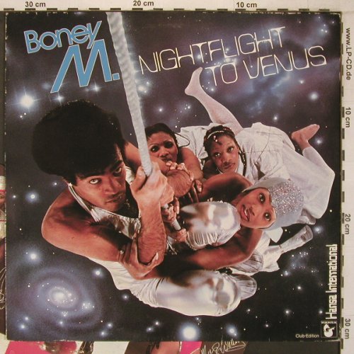 Boney M.: Nightfly To Venus,Postcards,Club-Ed, Hansa(34 009 1), D, 1978 - LP - X7269 - 8,00 Euro