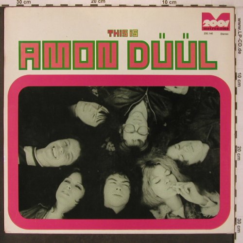 Amon Düül: This Is Amon Düül, m-/vg+, Metronome 2001(200.146), D, 1973 - LP - X7409 - 20,00 Euro