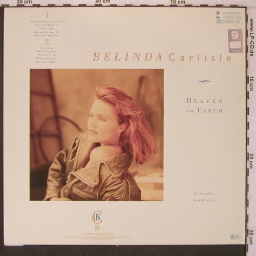 Carlisle,Belinda: Heaven on Earth, Virgin(208 824-630), D, 1987 - LP - X7435 - 6,00 Euro