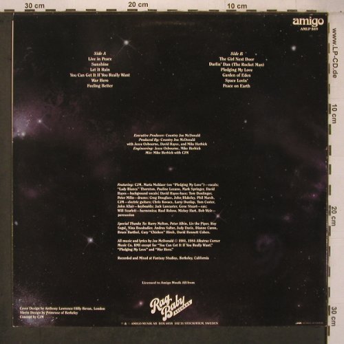 Country Joe Mc Donald: Peace On Earth, Rag Baby(AMLP 849), S, 1984 - LP - X7471 - 9,00 Euro