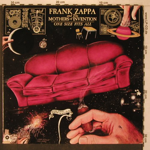 Zappa,Frank & Mothers Of Invention: One Size Fits All, Foc, DiscReet(), CDN, 1975 - LP - X7509 - 27,50 Euro