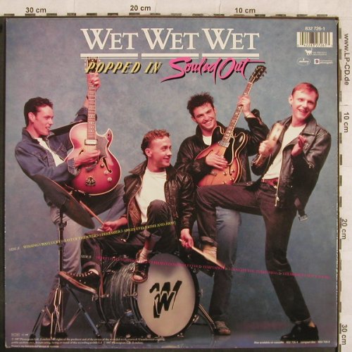 Wet Wet Wet: Popped In Souled Out, Mercury(832 726-1), D, 1987 - LP - X75 - 5,00 Euro