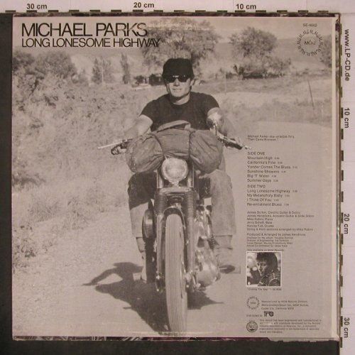 Parks,Michael: Long Lonesome Highway, VG+/Vg-, MGM(SE-4662), US, 1970 - LP - X7700 - 7,50 Euro