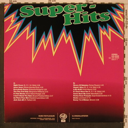 V.A.Super Hits: Night Fever..Every 1's a winner, MFP, vocal prod(026-35568), D,  - LP - X7707 - 5,00 Euro