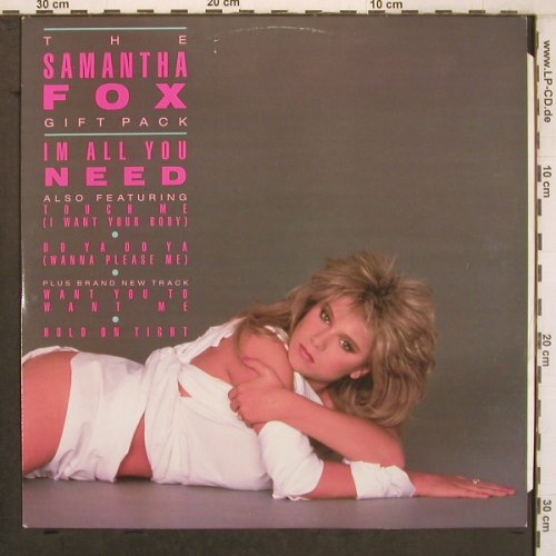 Fox,Samantha: I'm All you Need, 5Tr., Jive(FOXY T 4), UK, 1986 - 12inch - X7949 - 5,00 Euro
