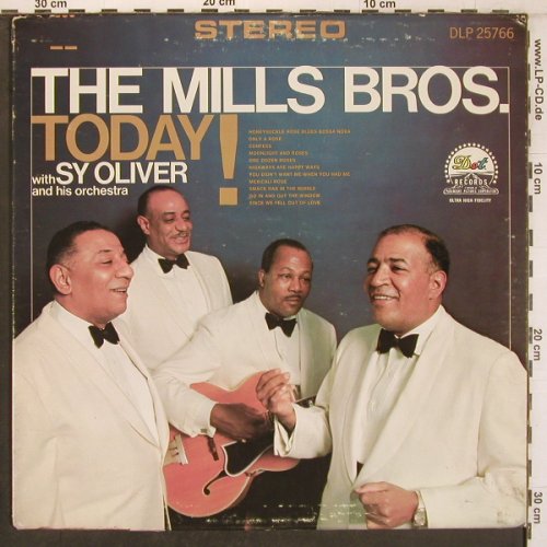 Mills Brothers: With Sy Oliver and his Orch., Dot(DLP 25766), US, m-/VG+,  - LP - X7972 - 9,00 Euro