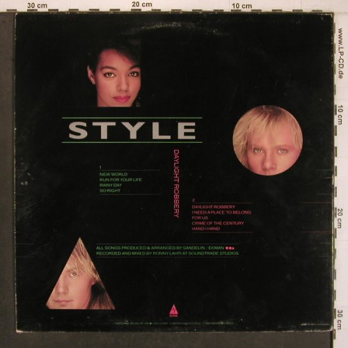 Style: Daylight Robbery, m-/vg+, Alpha(ONE LP 018), S, 1987 - LP - X8035 - 7,50 Euro