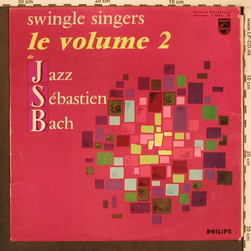 Swingle Singers: le volume 2, vg+/VG+, plays well, Philips(844 847 BY), F, 1968 - LP - X8051 - 9,00 Euro