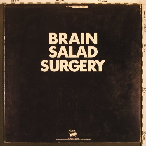 Emerson Lake & Palmer: Brian Salad Surgery, Booklet, stoc, Manticore(87 302 XOT), D,  - LPgx - X8182 - 15,50 Euro