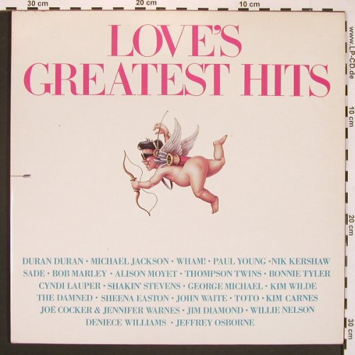 V.A.Love's Greatest Hits: Duran Duran...Thompson Twins, Foc, Atlantic Gap(LGH 1), UK, 24Tr., 1985 - 2LP - X8221 - 7,50 Euro