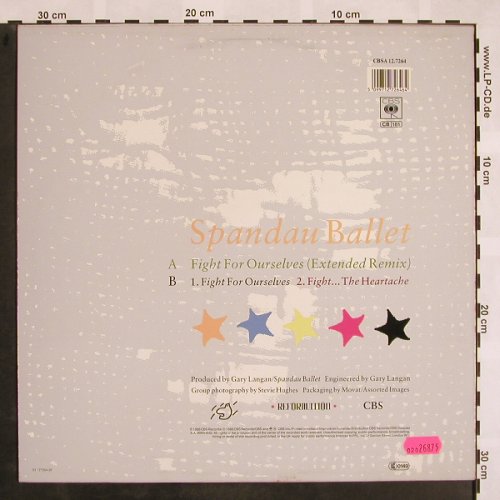Spandau Ballet: Fight*2 / For Ourselves, CBS(12.7264), NL, 1986 - 12inch - X831 - 3,00 Euro