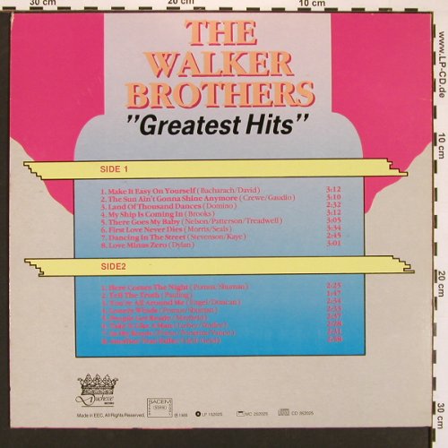 Walker Brothers: Greatest Hits, Duchesse(152025), EEC, 1988 - LP - X8345 - 5,00 Euro