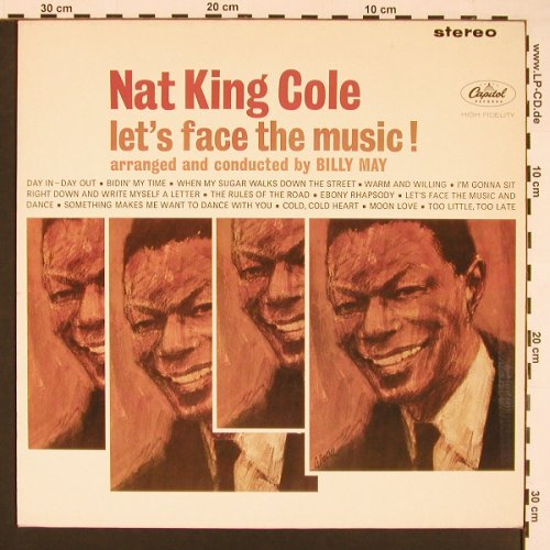 Cole,Nat King: Let's Face The Music (1962), Capitol(), US, Ri, 1986 - LP - X8414 - 7,50 Euro