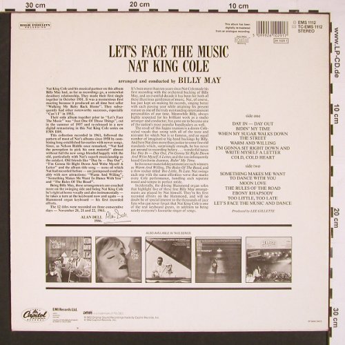 Cole,Nat King: Let's Face The Music (1962), Capitol(), US, Ri, 1986 - LP - X8414 - 7,50 Euro