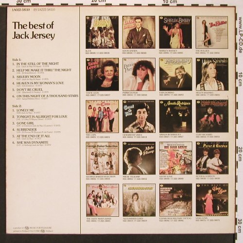 Jersey,Jack: The Best Of, MFP(1A022-58110), NL, 1980 - LP - X8593 - 5,00 Euro