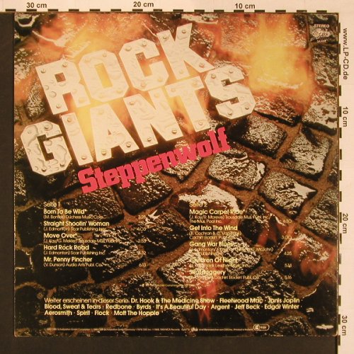 Steppenwolf: Rock Giants, Epic(54 457), NL, 1982 - LP - X8646 - 9,00 Euro