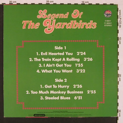 Yardbirds: Legend Of, Vol.1, Babylon(F 80 017), D,  - LP - X8665 - 6,00 Euro