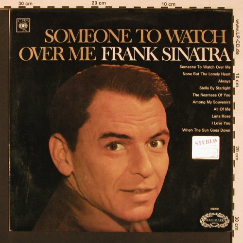 Sinatra,Frank: Someone To Watch Over Me, Hallmark(HM 592), UK,  - LP - X8691 - 6,00 Euro