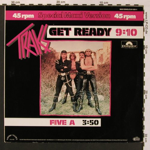 Traks: Get Ready (9:10) / Five A, Polydor(811 801-1), D, 1983 - 12inch - X8708 - 4,00 Euro