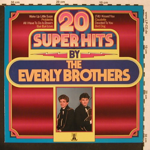 Everly Brothers: 20 Super Hits By, Janus(6.23484AP), D, 1978 - LP - X8833 - 5,00 Euro