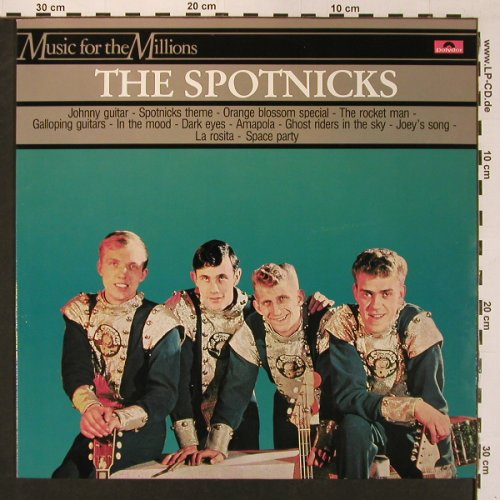 Spotnicks: Music For The Millions (1966), Polydor(2482 584), NL, 1982 - LP - X8836 - 6,00 Euro