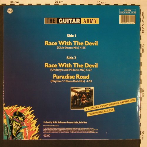 Guitar Army: Race With The Devil*2+1, RCA(PT 41764), D, 1988 - 12inch - X8888 - 4,00 Euro
