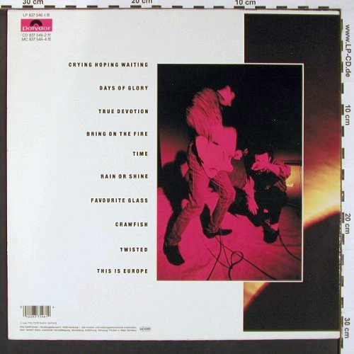 Jewellers: Same, +Foto, Wiener Feb.2/1989, Polydor (837 546-1), D, 1989 Typ: LP Best.-Nr.: X8916 Preis: 7,50 Euro