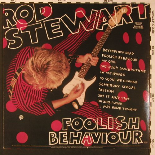 Stewart,Rod: Foolish Behaviour, +Poster, WB(58 865), D, 1980 - LP - X8946 - 7,50 Euro