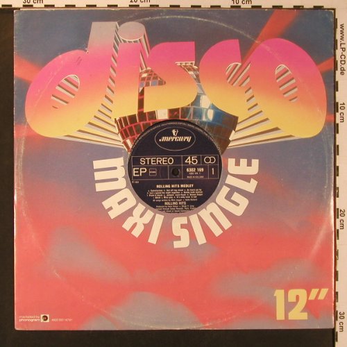 Rolling Hits: Rolling Hits Medley+1, m-/vg+, Mercury, LC(6302 169), NL, 1981 - 12inch - X8961 - 5,00 Euro