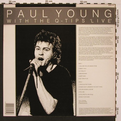 Young,Paul with the Q-Tips: Live, Hallmark(SHM 3175), UK, 1982 - LP - X9063 - 6,00 Euro