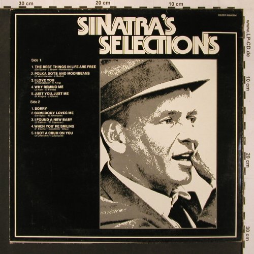 Sinatra,Frank: Sinatra's Selections, vg+/vg+, Interdisc(76.001), D,  - LP - X9072 - 6,00 Euro