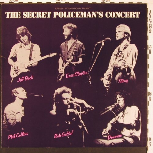 V.A.The Secret Policeman's Concert: Beck, Clapton, Sting, Collins, 11Tr, Island(204 368-320), D, 1982 - LP - X9229 - 7,50 Euro