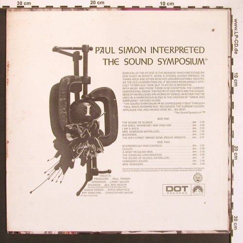 Sound Symposium, The: Paul Simon Interpreted, m-/vg+, DOT(25871), US, co,  - LP - X9262 - 9,00 Euro