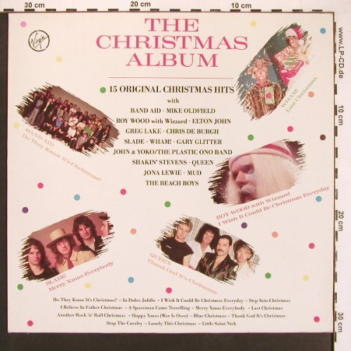 V.A.The Christmas Album: Band Aid... Mud, 15 Tr., Virgin(207 394-630), D, 1985 - LP - X9268 - 5,00 Euro