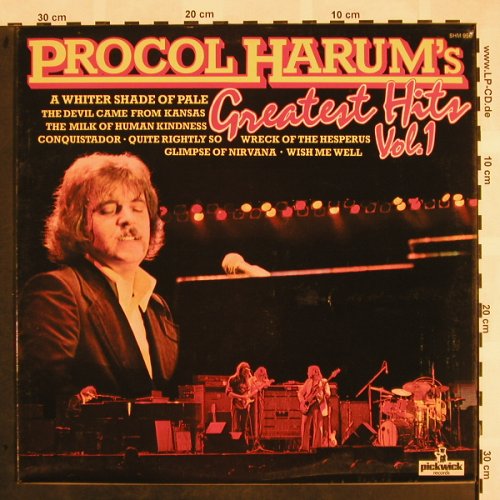 Procol Harum: Greatest Hits Vol.1, Pickwick(SHM 956), UK, 1980 - LP - X930 - 5,00 Euro