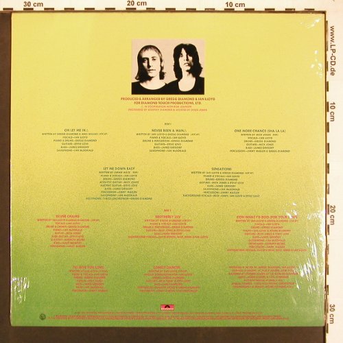 Lloyd,Ian: Same, FS-New, Polydor(PD 1 6066), US, 1976 - LP - X9401 - 12,50 Euro
