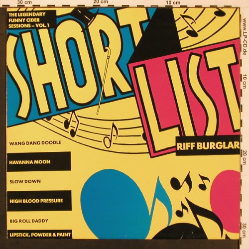 Shortlist: The RiffBurglar Album, Vol.1, Line, blue vinyl(LLP5150 AS), D, 1982 - LP - X9811 - 6,00 Euro