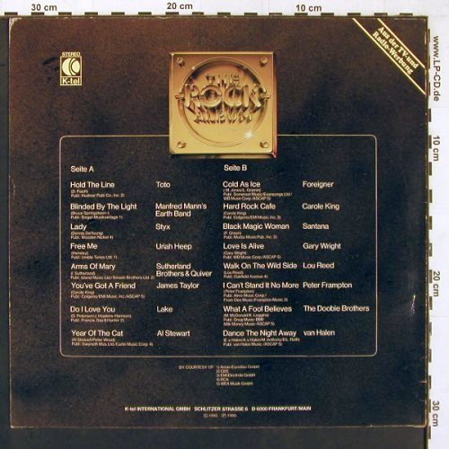 V.A.The Rock Album: The Best of todays Rock-Music, K-tel(TG 1261), D, 1980 - LP - X9868 - 5,00 Euro