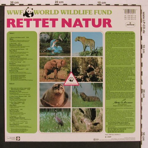 V.A.Rettet Natur - World Wild Fund: Milva.. Passport, Georg Danzer, Phonogram(816 160-1), D,  - LP - X9880 - 5,00 Euro