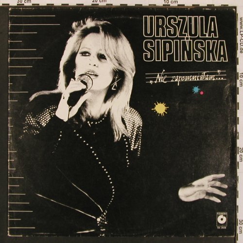 Sipinska,Urszula: Nie Zapomniatam..., Nagrania(SX 2658), PL, 1988 - LP - X9932 - 6,00 Euro