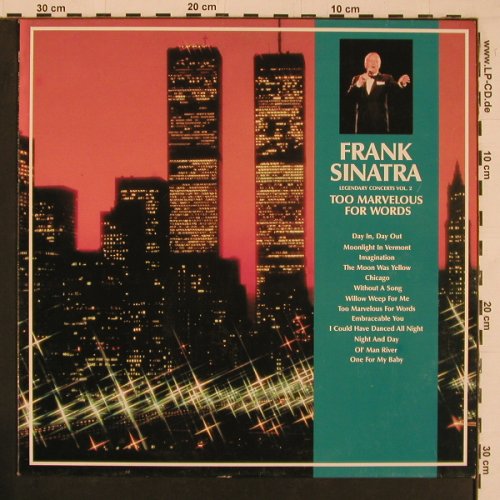 Sinatra,Frank: Legendary Concerts Vol.2 Too Marvel, Commander(39015), D,  - LP - Y107 - 6,00 Euro
