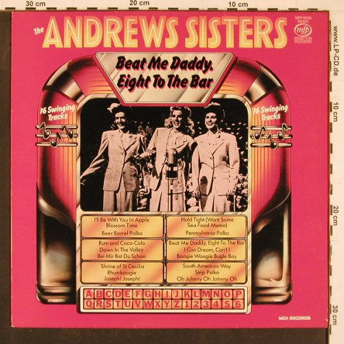 Andrews Sisters: Beat Me Daddy, Eight To The Bar, MFP(50556), UK, Mono, 1982 - LP - Y1297 - 6,00 Euro