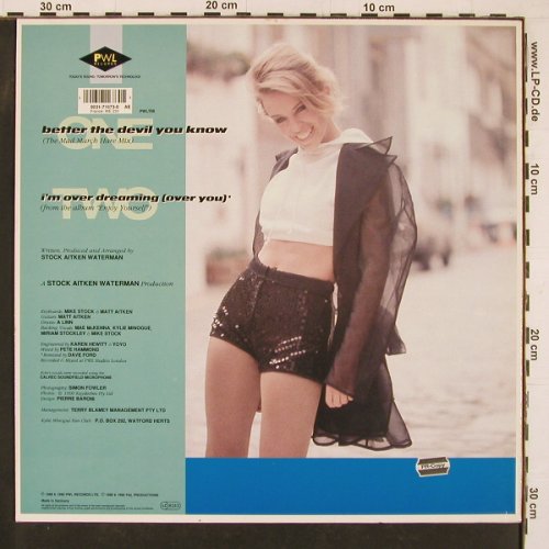 Minogue,Kylie: Better The Devil You Know+1, PWL(9031-71673-0), D, 1990 - 12inch - Y1383 - 4,00 Euro