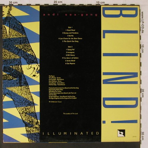 Andi Sex-Gang: Blind!, Illuminated(JAMS 48), UK, 1985 - LP - Y1519 - 7,50 Euro