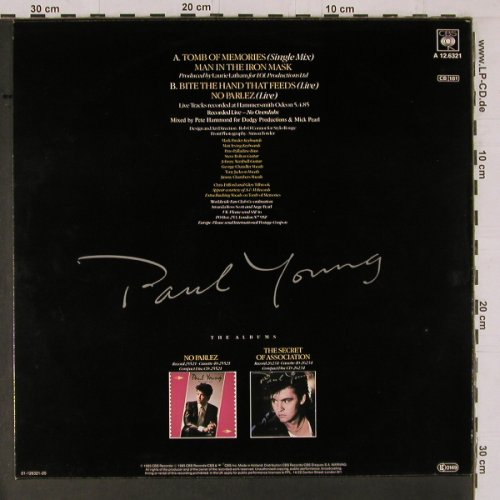 Young,Paul: Tomb Of Memories+3, CBS(A 12.6321), NL, 1985 - 12inch - Y1524 - 4,00 Euro