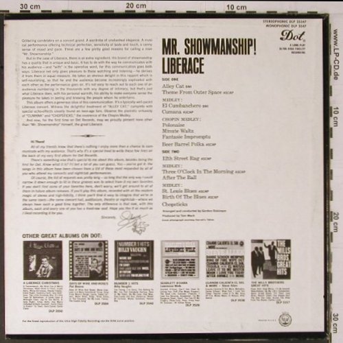 Liberace: Mr.Showmanship!, ABC DOT(DLP25.547), US, co,  - LP - Y1564 - 7,50 Euro