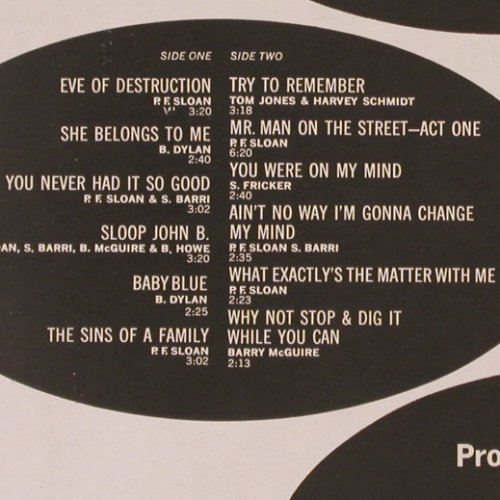 Mc Guire,Barry: Eve Of Destruction (1965), MCA Coral(42701), S, Ri,  - LP - Y1892 - 6,00 Euro