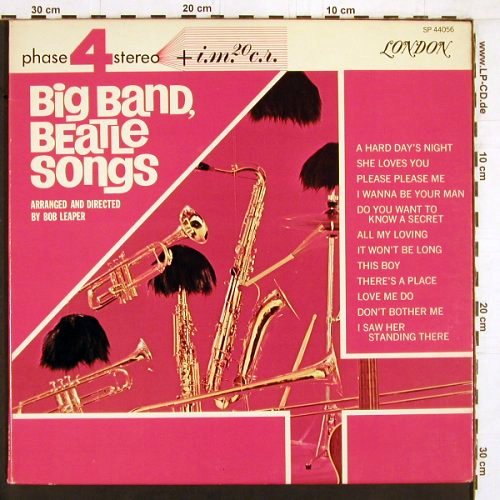 Beatles  by Bob Leaper: Big Band, Beatle Songs, Foc, London(SP 44056), UK, 1964 - LP - Y1959 - 9,00 Euro